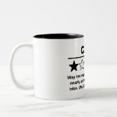 Auto's Eén Sterrenrating Tweekleurige Koffiemok (Links)