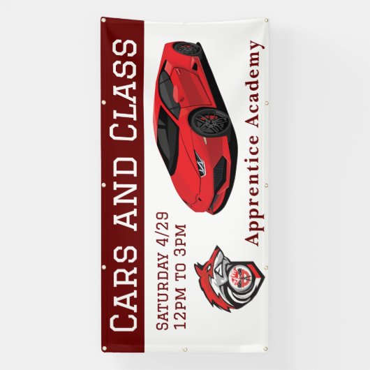 Auto's en banners van klasse (Verticaal)