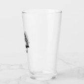 Auto's en Checker Flag Race Personal Glas (Links)