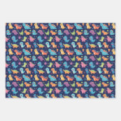 Auto's en dinosaurussen inpakpapier vel (Voorkant)