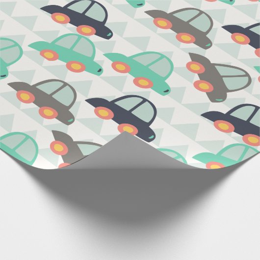 Auto's en meer auto's cadeaupapier (Hoek)