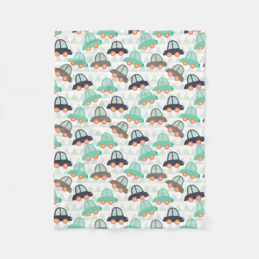 Auto's en meer auto's fleece deken (Voorkant)