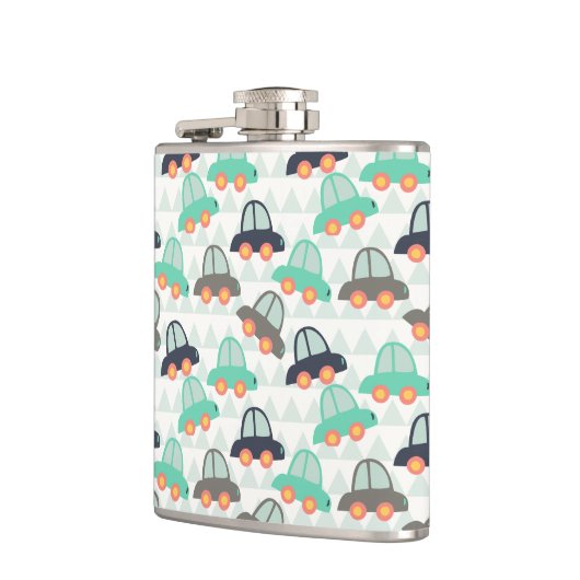 Auto's en meer auto's heupfles (Links)