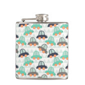 Auto's en meer auto's heupfles (Voorkant)