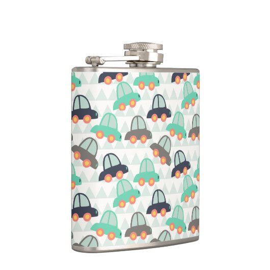 Auto's en meer auto's heupfles (Rechts)