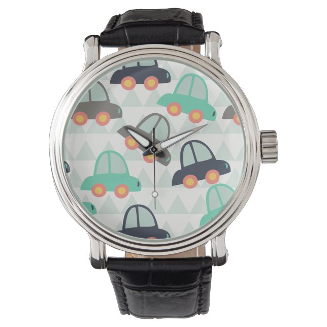 Auto's en meer auto's horloge (Voorkant)