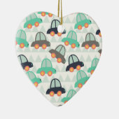 Auto's en meer auto's keramisch ornament (Rechts)