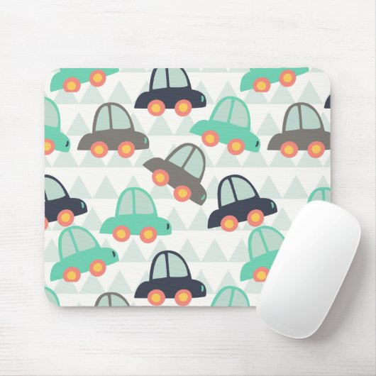 Auto's en meer auto's muismat (Met muis)