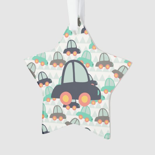 Auto's en meer auto's ornament (voorkant)