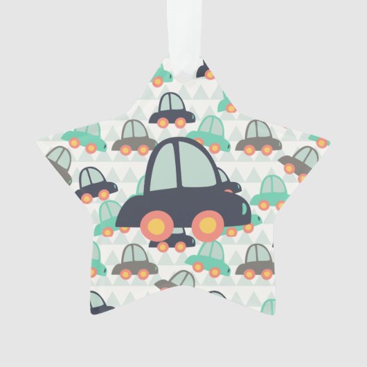 Auto's en meer auto's ornament (voorkant)