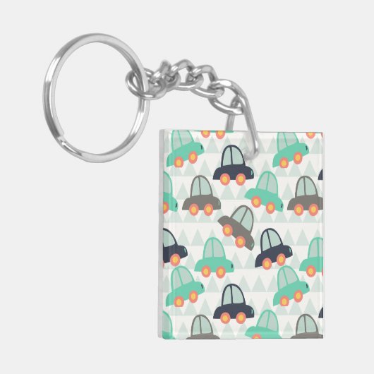 Auto's en meer auto's sleutelhanger (Voorkant Links)