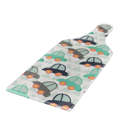 Auto's en meer auto's snijplank (Hoek)