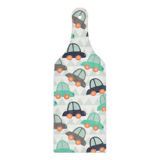 Auto's en meer auto's snijplank (Voorkant)