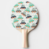 Auto's en meer auto's tafeltennisbatje (Voorkant)