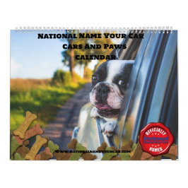 Auto's en poten kalender