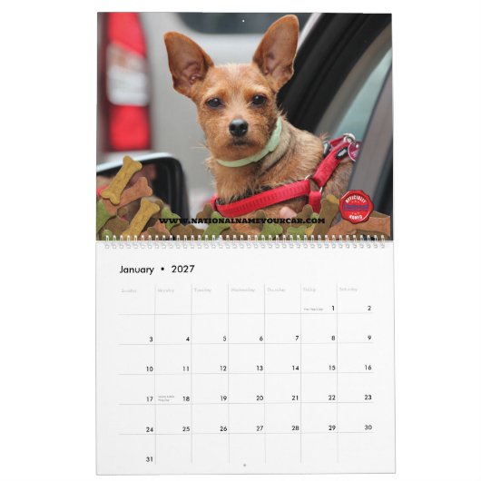 Auto's en poten kalender (Jan 2027)