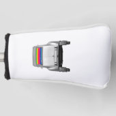 Auto's en regenboog golfheadcover (Voorkant)
