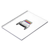 Auto's en regenboog notitieboek (Linkerzijde)