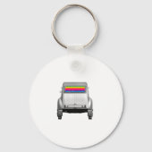 Auto's en regenboog sleutelhanger (Voorkant)