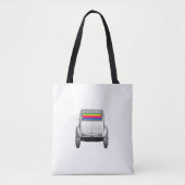 Auto's en regenboog tote bag (Voorkant)