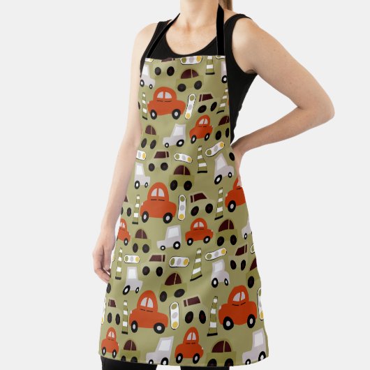 Auto's en verkeerslichten schort (Insitu)