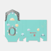 Auto's en voertuigen op de weg jongen verjaardag bedankdoosjes (Uitgevouwen)