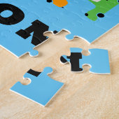 Auto's en vrachtwagens Alfabet Kinderen Legpuzzel (Zijkant)