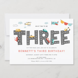 Auto's en vrachtwagens Stadsvervoer Derde Verjaard Kaart