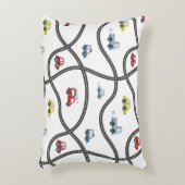 Auto's en wegen Boy Slaapkamer Decor Accent Kussen (Voorkant(Verticaal))