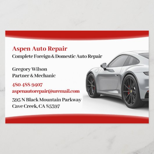 Auto's Flyer (Voorkant)