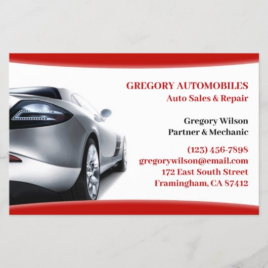 Auto's Flyer (Voorkant)