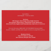 Auto's Flyer (Achterkant)