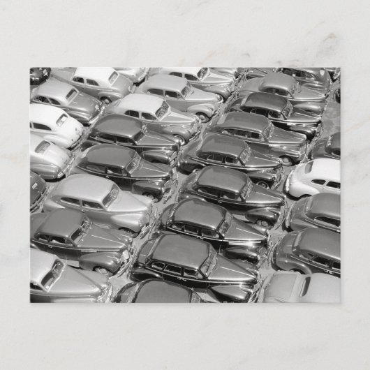 Auto's in Chicago, 1941 Briefkaart (Voorkant)