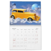 Auto's in de wolkenkalender met valxart kalender (Mar 2027)