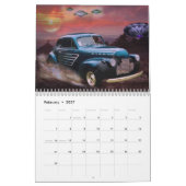 Auto's in de wolkenkalender van valxart.com kalender (Feb 2027)