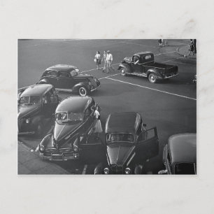 Auto's in het centrum, 1942 briefkaart