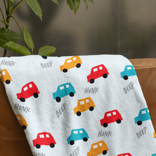 Auto's Kinderen Jongen Fleece Deken