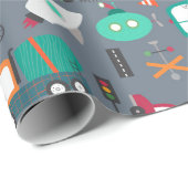 Auto's Kinderen vrachtwagens Cadeaupapier (Rol Hoek)