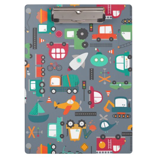 Auto's Kinderen vrachtwagens  Klembord (Voorkant)