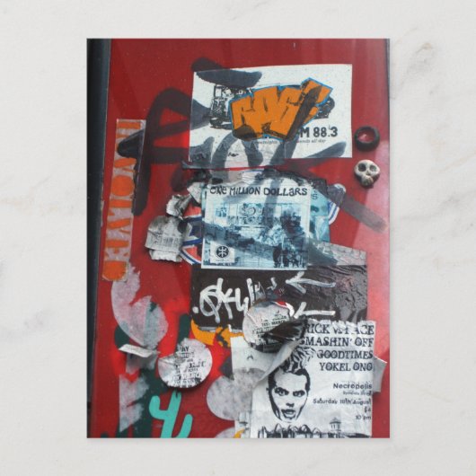 Auto's komen Briefkaart (Voorkant)