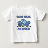 Auto's maken me glimlachen T-shirts en cadeautjes (Voorkant)