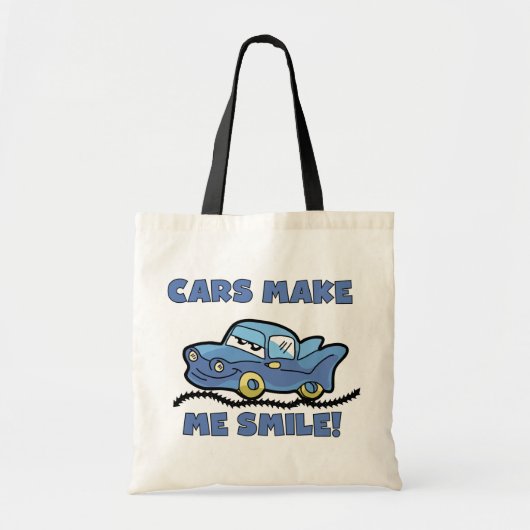 Auto's maken me glimlachen T-shirts en cadeautjes Tote Bag (Voorkant)
