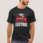 Auto's met benzinemotor, niet hybride elektrische  t-shirt (Voorkant)