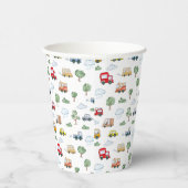 Auto's Patroon Papieren beker (Rechts)