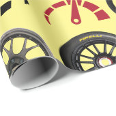 Auto's racen en autosport liefhebbers voor hem cadeaupapier (Rol Hoek)