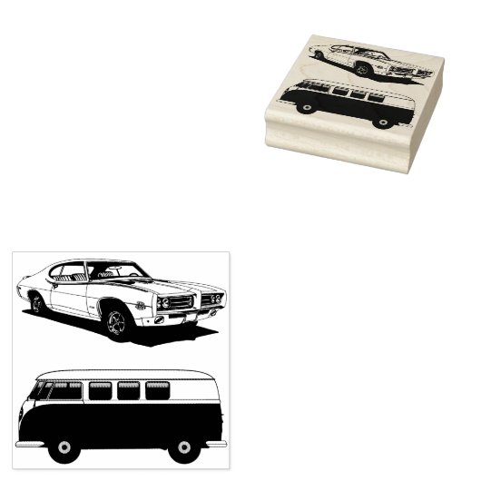 Auto's rubber stempel (Gestempeld)