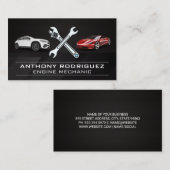 Auto's | Sleutels | Verzorging monteur Visitekaartje (Voorkant / Achterkant)