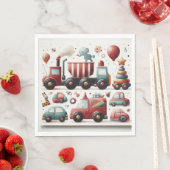 Auto's speelgoed servet (Insitu)