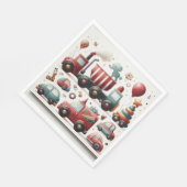 Auto's speelgoed servet (Hoek)