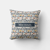 Auto's thema 2 gepersonaliseerd kussen (Voorkant)